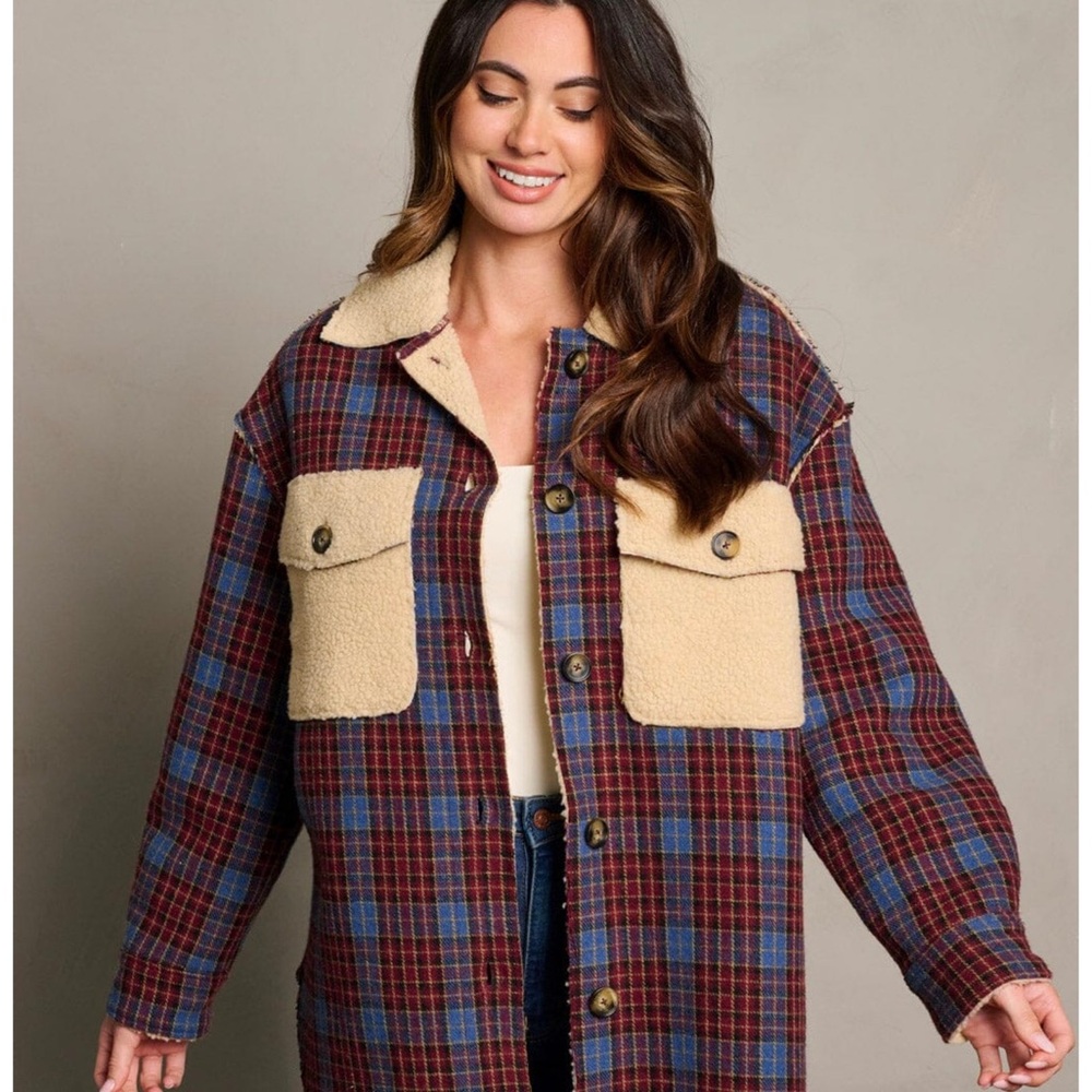 BRAND NEW Fall For You Sherpa Jacket